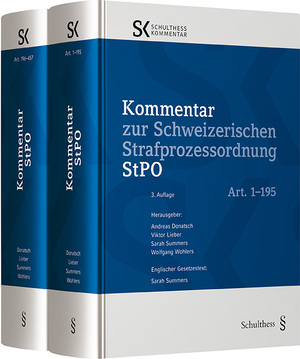 Cover Kommentar zur Schweizerischen Strafprozessordnung